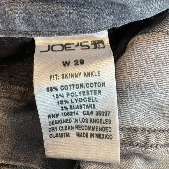 Joe's Luxury Brand Women's Grey Jeans-Size 29 - Picture 7 of 8